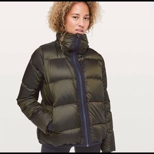 Lululemon Cloudscape Jacket in Dark Olive Size 8